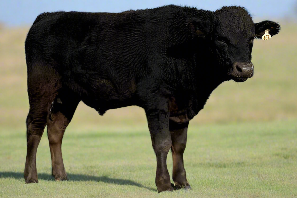 wagyu bull with ai background