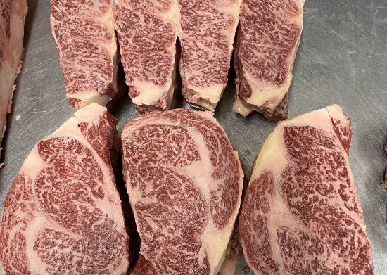 a5 wagyu ribeyes and strips