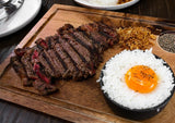 wagyu-skirt-steak-rice-egg-pepper