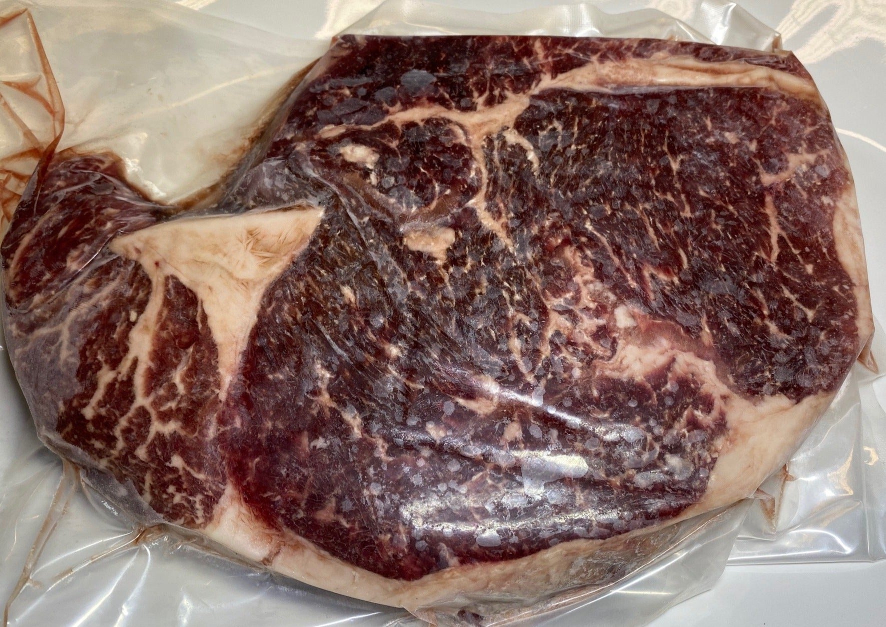 marbled wagyu sirloin steak